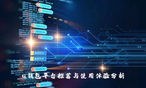 u钱包平台推荐与使用体验分析